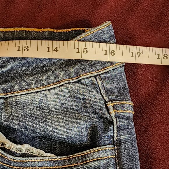 Skinny Fit Women's Jeans Distressed Blue Size 34 - Picture 14 of 16